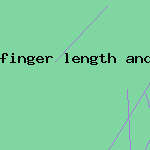 finger length and testosterone